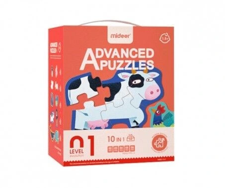 Mideer Advanced Puzzles Level 1 - Animals 1.5+