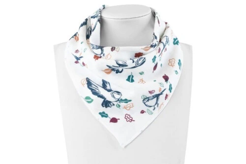 Nest Designs Bamboo Baby Bandana Bib - Bye Bye Birdie