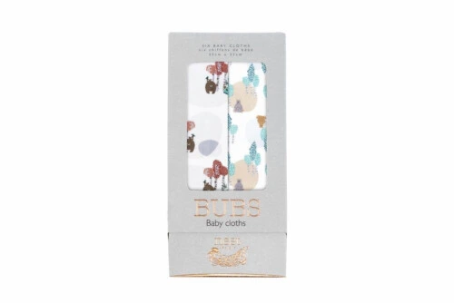 Nest Designs Bamboo Bubs Baby Washcloth Set (6 Pack) - Bears