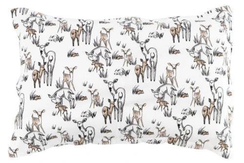 Nest Designs Organic Cotton Toddler Pillowcase (Small) - Mama Deerest