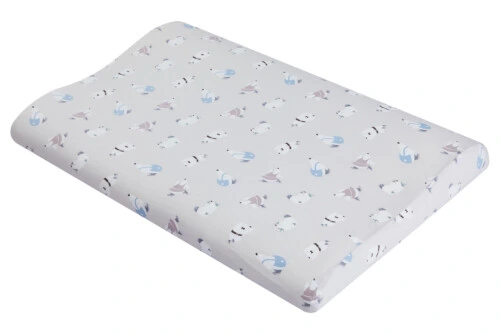 Nest Designs Organic Cotton Toddler Pillow with Pillowcase (Medium) - Winter Skate