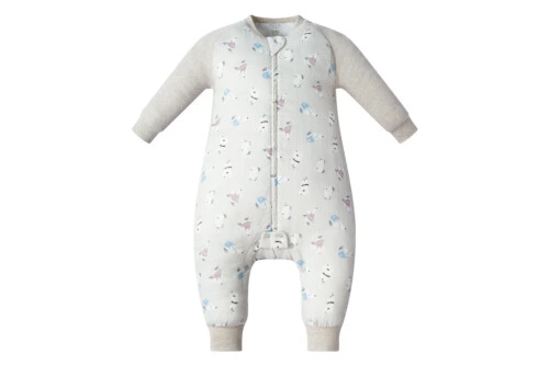 Nest Designs Raglan Bamboo Long Sleeve Footed Sleep Bag 2.5 TOG - Winter Skate 6M-18M