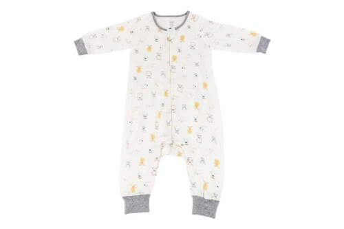 Nest Design Bamboo Pima Long Sleeve Sleep Suit 0.6 TOG - Ox-Standing! 18M-2.5T