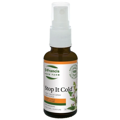 St. Francis Herb Farm Stop It Cold Throat Spray 30ml @