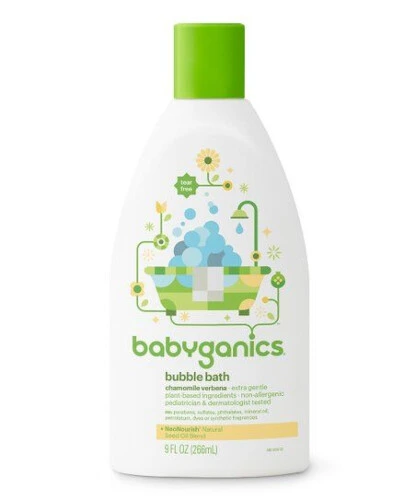Babyganics Bubble Bath Chamomile Verbena 266ml