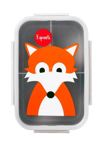 3 Sprouts Bento Box - Fox Gray