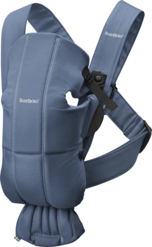 BabyBjorn Baby Carrier Mini - Vintage Indigo Cotton