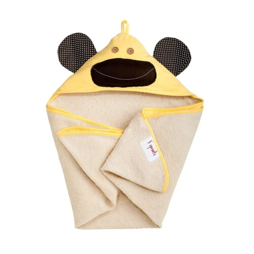 3 Sprouts Hooded towel monkey