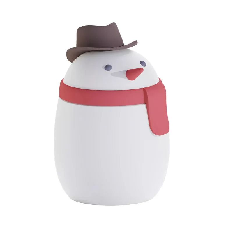 Asobu Insulated Stainless Steel Food Jar - Snowman Bestie 600ml