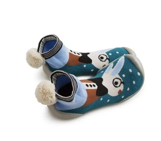 Collegien Shoe Socks Chaussons Customises Avec Pompons Leo Vital