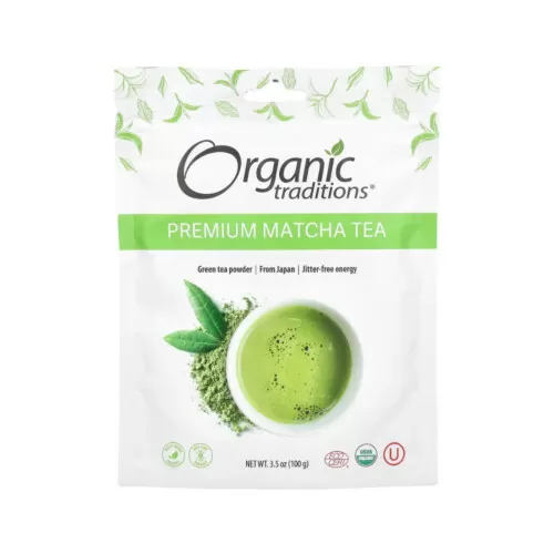 Organic Traditions Premium Matcha Tea 100g 3.5oz@