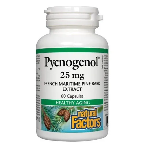 Natural Factors Pycnogenol 25mg 60Capsules