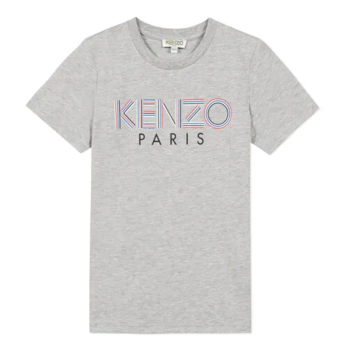 Kenzo Sport Line Logo JB 1 T-shirt - Marl Grey 4A