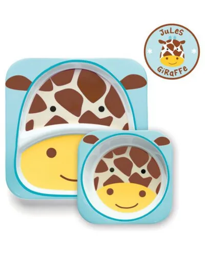 Skip Hop Zoo Melamine Set-Giraffe