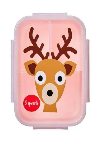 3 Sprouts Bento Box - Deer Pink