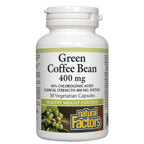 Natural Factors Green Coffee Bean 400mg 30c