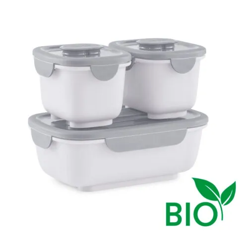 OmieLife OmieGo Stack & Lock Bento BIO - Stone