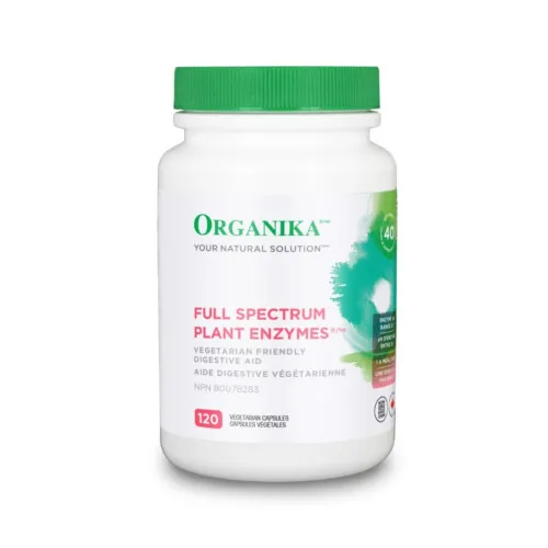 Organika Full Spectrum Plant Enzymes Digestion 500mg 120VCapsules