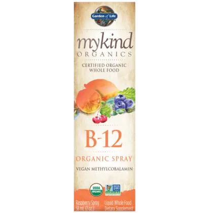 Garden Of Life MyKind Organic Vitamin B12 Organic Raspberry Spray 58ml