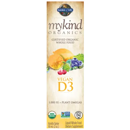 Garden Of Life MyKind Organic Vitamin D3 Organic Vainilla Spray 58ml