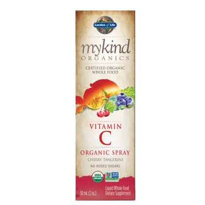 Garden of Life Mykind Organics Vitamin C Cherry-Tangerine Organic Spray 58mL