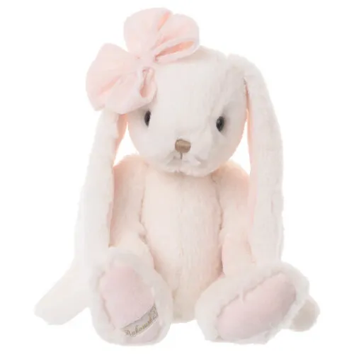 Bukowski Lilibet Cream Bunny with Light Pink Bow 16"/40cm