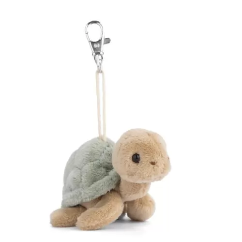 Bukowski Sandy Sea Turtle Bag Charm - Green 4"
