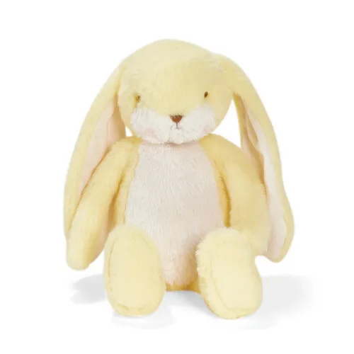 Bunnies By The Bay Little Floppy Nibble Bunny Plush Toy 12" - Lemongrass