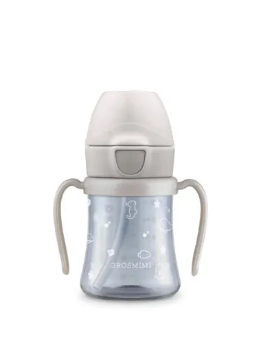 Grosmimi PPSU Ocean Straw CUP 200ml - Cream Beige