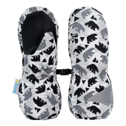 Jan & Jul Cozy-Dry Waterproof Rain Mittens - Bear - S