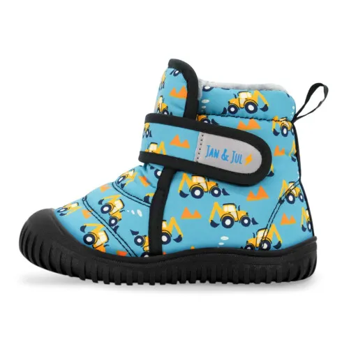 Jan & Jul Kids Insulated Ankle Boots - Under Construction US 5
