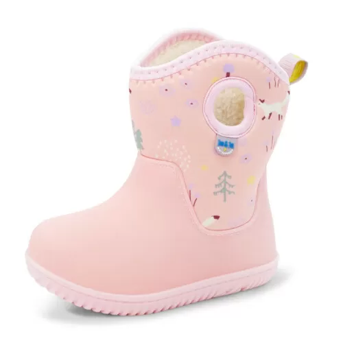 Jan & Jul Kids Toasty-Dry Lite Winter Boots Pink Forest 