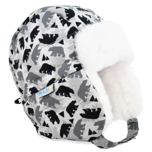 Jan & Jul Toasty-Dry Trapper Hat - Bear - L