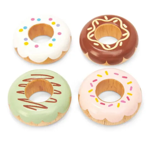 Le Toy Van Wooden Doughnut Play Food Set 2+ Years