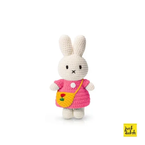 Just Dutch Miffy Tulip Bag Pink Dress