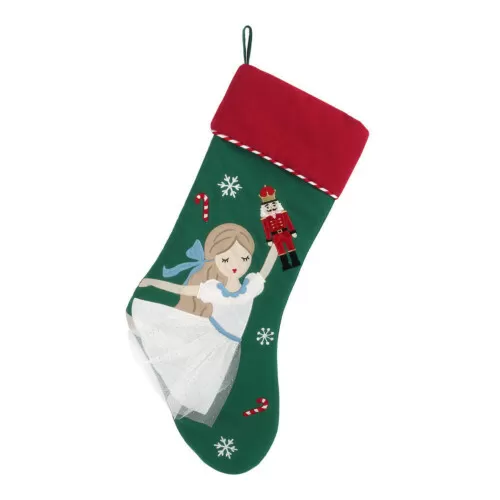 Mon Ami Nutcracker Clara Stocking