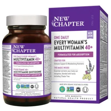 New Chapter Every Woman's One Daily Multivitamin 40+  96 Tablets @