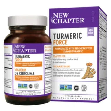 New Chapter Turmeric Force 60 Capsules @