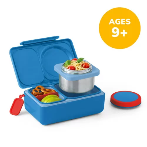 OmieLife OmieBox UP Hot & Cold Bento Lunch Box - Cosmic Blue