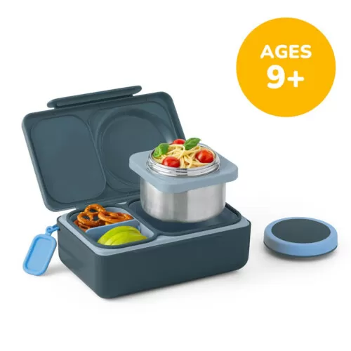 OmieLife OmieBox UP Hot & Cold Bento Lunch Box - Graphite