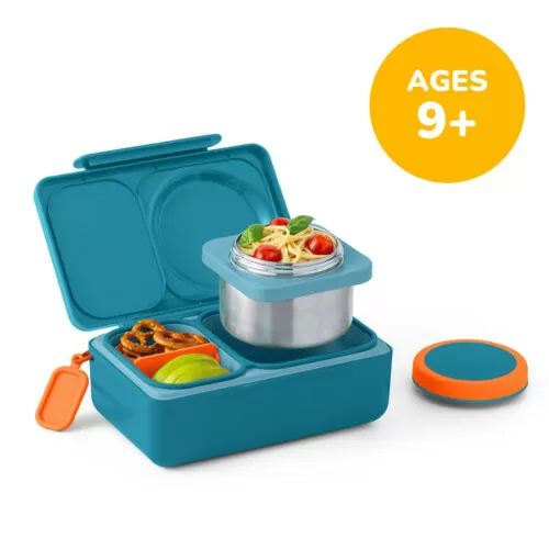 OmieLife OmieBox UP Hot & Cold Bento Lunch Box - Teal Green/Vert