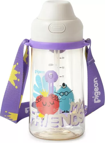 Pigeon Double Port PPSU Drinking Cup - Sugar Beans + Friends 17oz 500ml 36M+