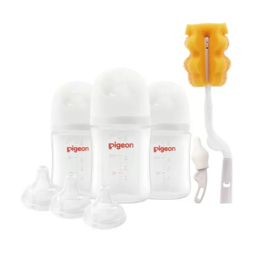 Pigeon Newborn Feeding Gift Set 0M to 6M