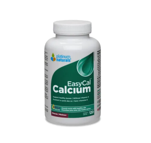 Platinum Naturals Easycal Calcium Minerals 120 Softgels @