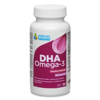 Platinum Naturals DHA Omega-3 Prenatal 30 Softgels @