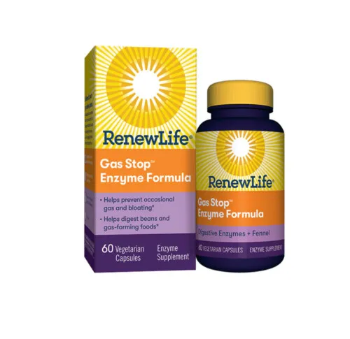 Renew Life Gas Stop Auti-Gas Formula 60 Vcaps