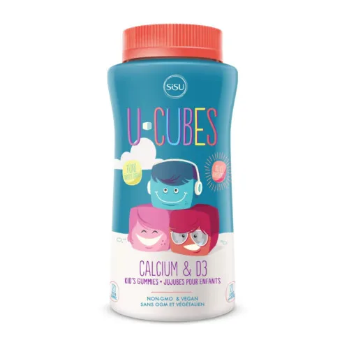 SISU U-Cubes Calcium Pectin Gummies 120 Gummies @