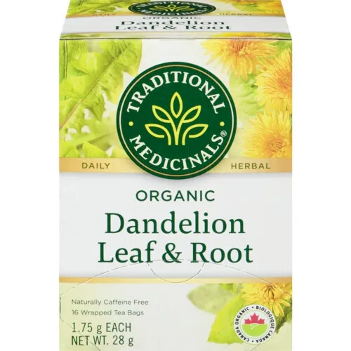 Traditional Medicinals Organic Dandelion Leaf & Root Tea 16 Count