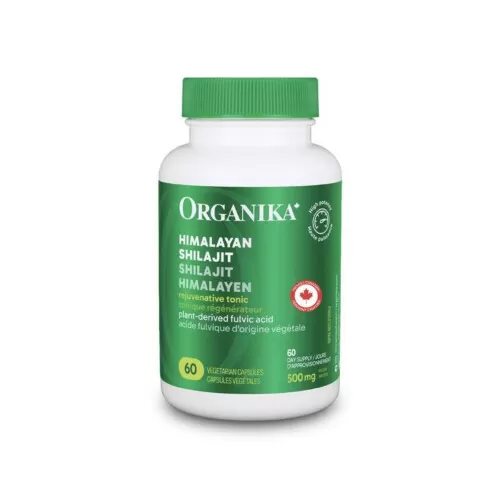 Organika Himalayan Shilajit 500mg 60 Vegetarian Capsules@