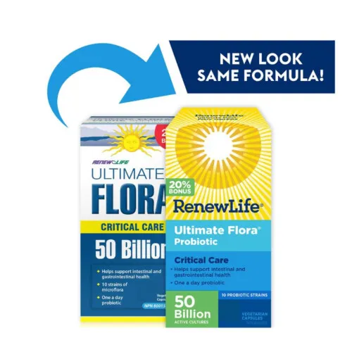 Renew Life Ultimate Flora Critical Care 50 Billion 30Vcaps